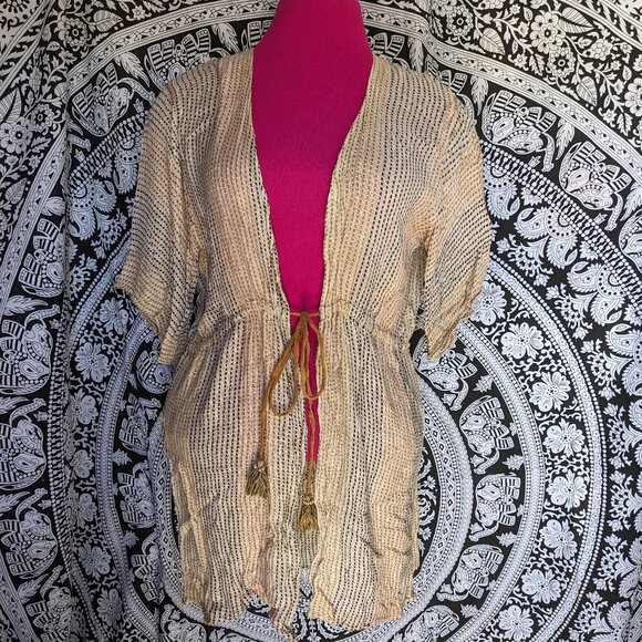 Steve Madden Other - Steve Madden Tie Front Swim Coverup OSFM